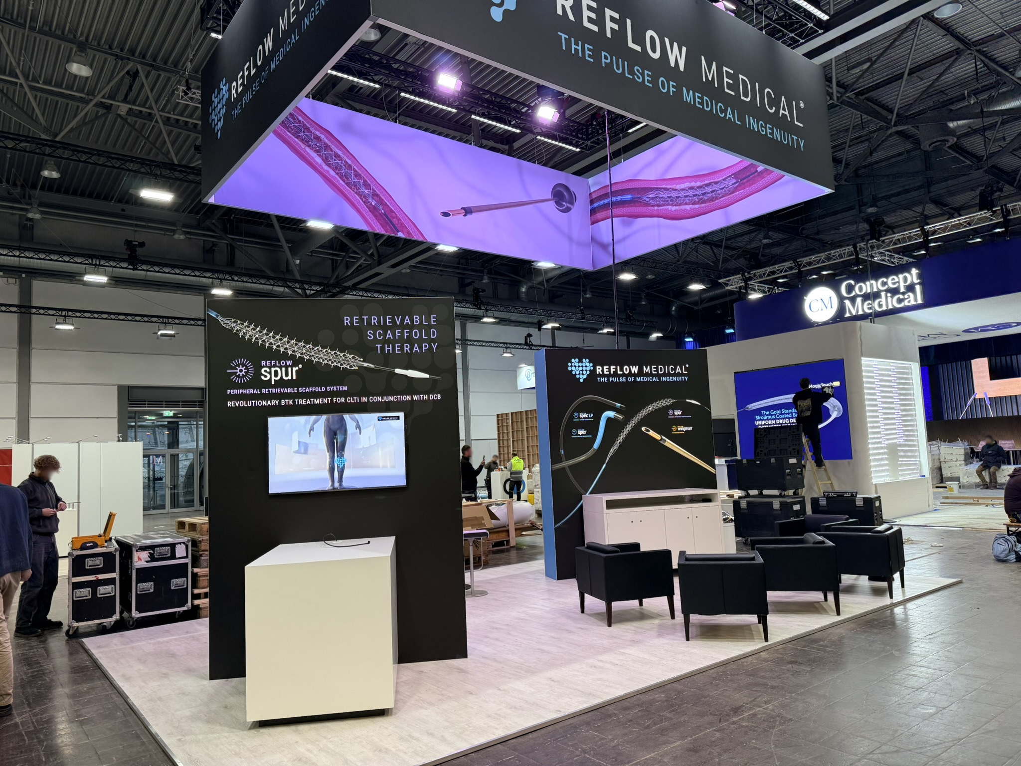 Exhibition stand for Reflow Medical