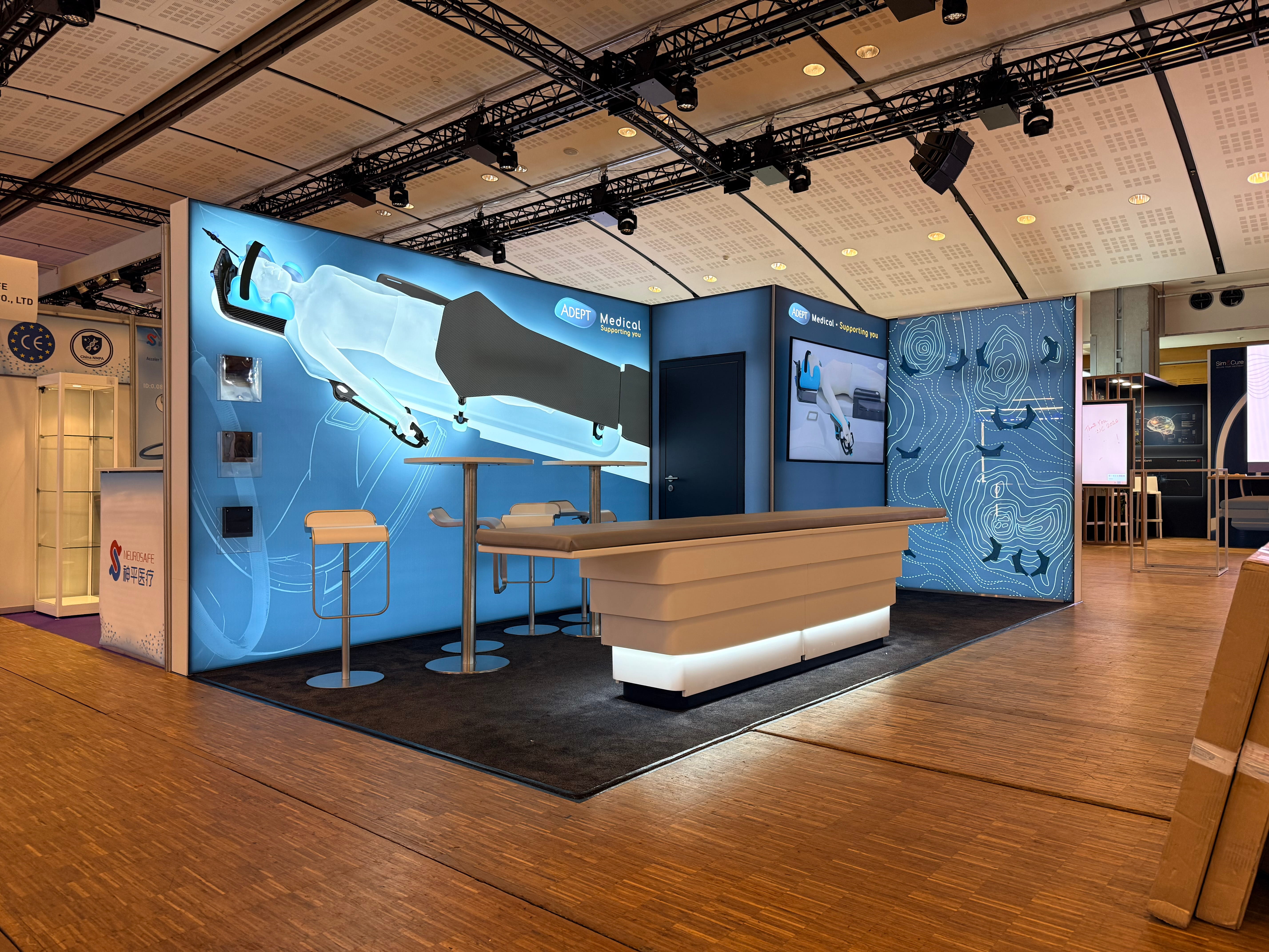 Exhibition stand for Adept Medical