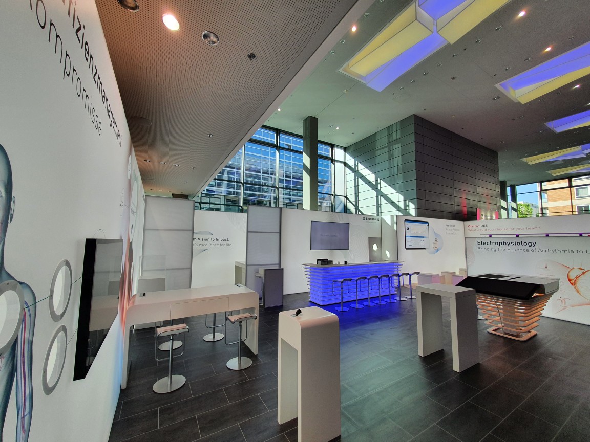 Exhibition stand for Biotronik AG